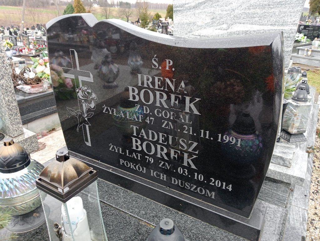 Irena Borek Jastków - Grobonet - Wyszukiwarka osób pochowanych