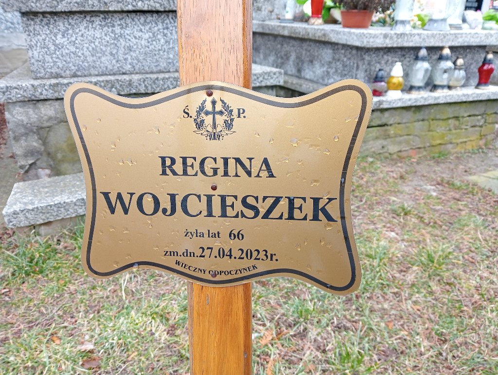Regina Wojcieszek 1957 Jastków - Grobonet - Wyszukiwarka osób pochowanych