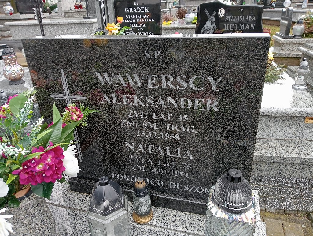 Natalia Wawerska Jastków - Grobonet - Wyszukiwarka osób pochowanych
