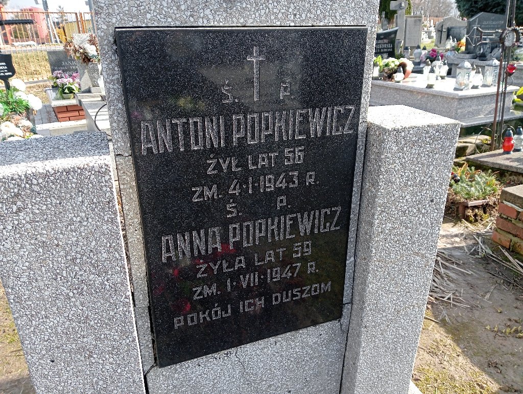 Antoni Popkiewicz Jastków - Grobonet - Wyszukiwarka osób pochowanych